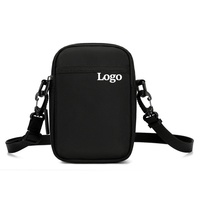 Sac bandoulière messager vintage mini imperméable en tissu Oxford avec logo personnalisé, portable pour homme, idéal pour téléphone portable - Vente en gros