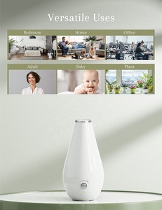 Elegante Amd Smart Looking Humidificador ultrasónico 20 Innovación ABS Máquina de ruido blanco Humidificador Difusor de aceite esencial Sin agua - Product Image 6