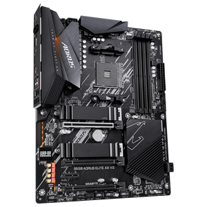 เมนบอร์ด GIGABYTE <span class=keywords><strong>B550</strong></span> <span class=keywords><strong>AORUS</strong></span> ELITE <span class=keywords><strong>AX</strong></span> AM4 AMD <span class=keywords><strong>B550</strong></span> รุ่นยอดนิยมและขายดีที่สุด รองรับ Dual M.2 SATA 6Gb/s USB 3.2 PCIe 4.0 <span class=keywords><strong>B550</strong></span> ATX WIFI - Product Image 3