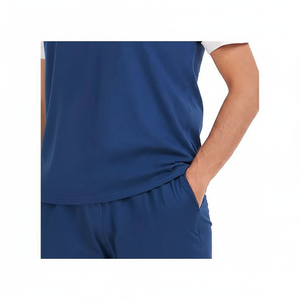 Conjunto Deportivo Informal de 2 Piezas para Hombre, Camiseta de Manga Corta y Pantalones Cortos Transpirables de Verano, Personalizable, de Poliéster/Algodón - Product Image 1