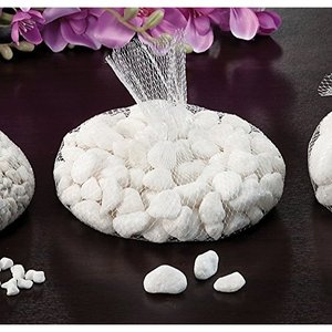 หินประดับสีขาว1กก. เป็นตาข่ายสำหรับตกแต่งกลางแจ้ง - Product Image 1