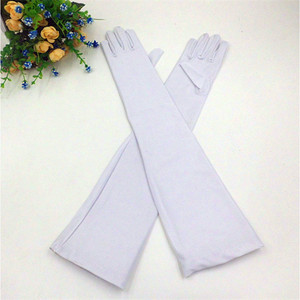 Gants en spandex longs, couleur unie, protection UV, pour la conduite, le cyclisme, vêtements d'hiver unisexes - Product Image 5