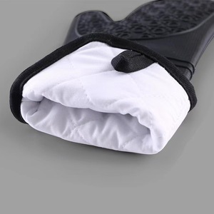Guantes de Silicona para Horno, Impermeables, Resistentes al Calor, Guantes de Cocina Resistentes a Altas Temperaturas, Forrados de Felpa, Antideslizantes - Product Image 6