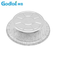 Plaques à tarte rondes jetables en aluminium de qualité supérieure, livraison rapide, contenants de cuisson en aluminium de qualité alimentaire