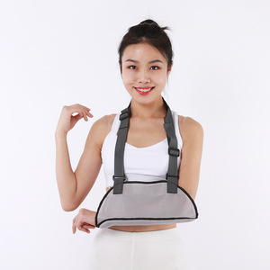 Breathable Mesh Arm <b>Sling</b> For <b>Shoulder</b> Neck Wrist Support Unisex Large Size Black Gray - Product Image 2