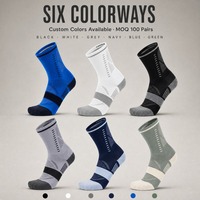 Chaussettes de randonnée en mélange de laine, chaussettes thermiques chaudes à cheville rembourrée pour hommes et femmes, automne-hiver, trekking, logo personnalisé en gros