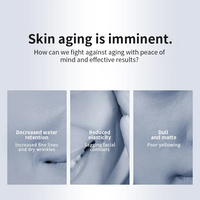 Répare la peau Anti-âge sérum au collagène pour le visage éclaircissant et rétrécissant l'essence des pores acide ascorbique raffermissant 5 en 1 sérum pour le visage