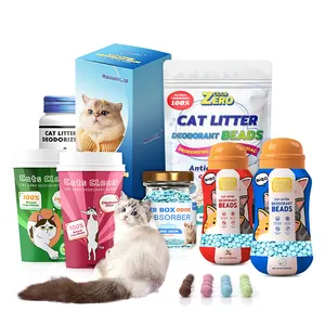 Toptan Pet Deodorant tı boncuk zeolit doğal güvenli koku ortadan kaldırır kokuları kedi çöp Mate Kitty kutusu koku giderici boncuk