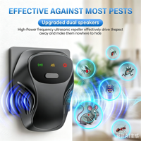 Nouveau Répulsif Ultrasonique Amélioré 2026, Appareil Électronique Multifonctionnel Anti-Nuisibles d'Intérieur à Brancher