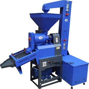 DONGYA AGRO 750KG rice mill machine with auto loading lifter