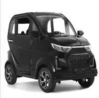 Voiture électrique mini EV5 chinoise à prix fixe, 4 roues, propulsion simple, caméra arrière, sièges en cuir, pour personnes âgées, en vente