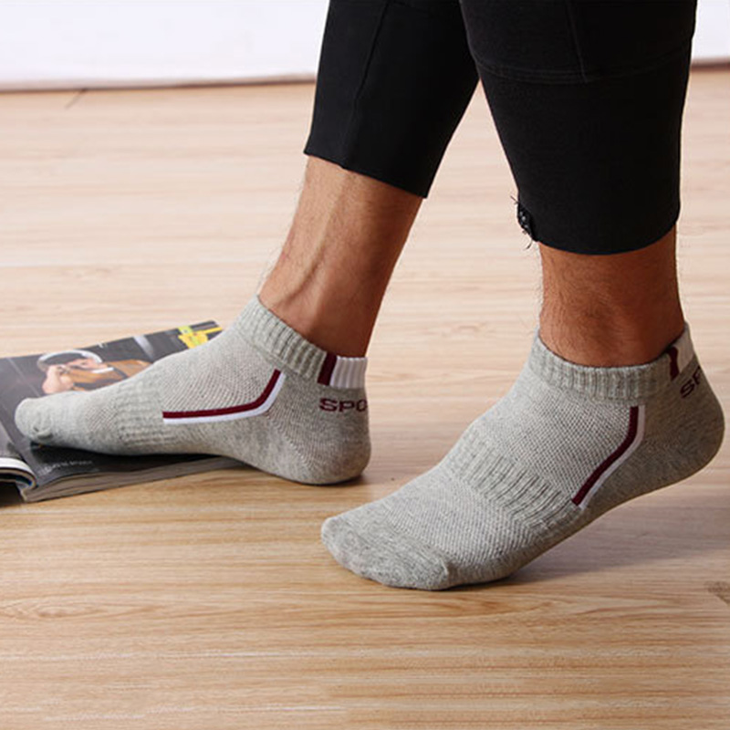 Hot Sales Breathable Short Socks Summer Cotton Men Socks Sports Absorb Sweat Ankle Fashion Casual Socks