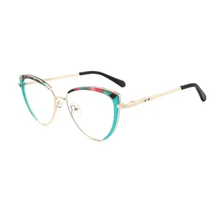 Veetus thick metal acetate cat eye eyeglasses frame cheap online original branded eyeglass frames