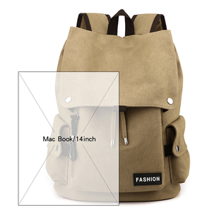 Sac à dos en toile imperméable grande capacité pour homme, idéal pour la randonnée et le sport, avec fermeture éclair et détection de mouvement pour usage extérieur – Offre Spéciale - Product Image 3