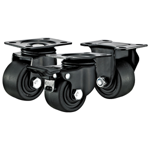 <span class=keywords><strong>1</strong></span>''<span class=keywords><strong>1</strong></span>.2''<span class=keywords><strong>1</strong></span>.5''2''2.5''3 ''Plaque supérieure Profil bas Petites roues Roulettes de réfrigérateur en nylon à centre de gravité bas pour service moyen - Product Image 5