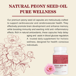 Cápsulas de Aceite de Semilla de Peonía China - ALA Omega 3 para la Salud del Corazón y el Cerebro, a Granel, Listo para Enviar - Product Image 6