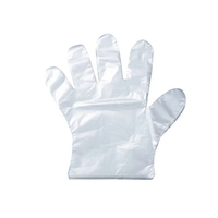 Gant PE jetable en plastique PE-HD personnalisable de qualité alimentaire 2 uniquement, emballage unique, gants emballés individuellement
