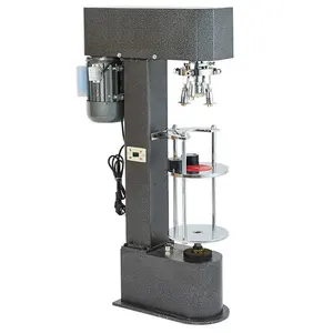 semi automatic metal cap locker beverage juice wine bottle capping machine