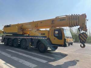 Brazo hidráulico usado 4x4 móvil 100 toneladas Mini grúa Camión grúa montada QY100K Hangfa motor Origen de China a buen precio - Product Image 4