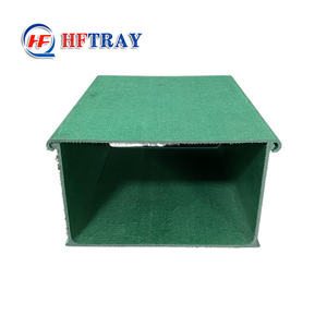 Bandeja de Cables de Fibra de Vidrio Ligera, de Alta Resistencia, Resistente a la Corrosión, Sólida, Industrial, de Alta Resistencia, Colorida, de FRP - Product Image 1