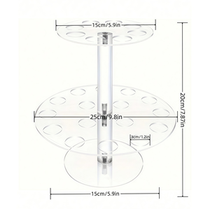 Rak <span class=keywords><strong>Display</strong></span> Es Krim Transparan Dua Lapis dengan Banyak Kompartemen Kokoh, Wajib Dimiliki untuk Toko Dessert & Kafe - Product Image 6