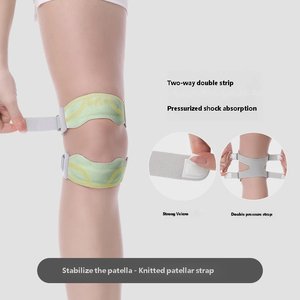 Sangle de genou rotulienne personnalisable en silicone, absorbant les chocs, avec compression, pour le basketball, la randonnée, protection du genou - Product Image 4