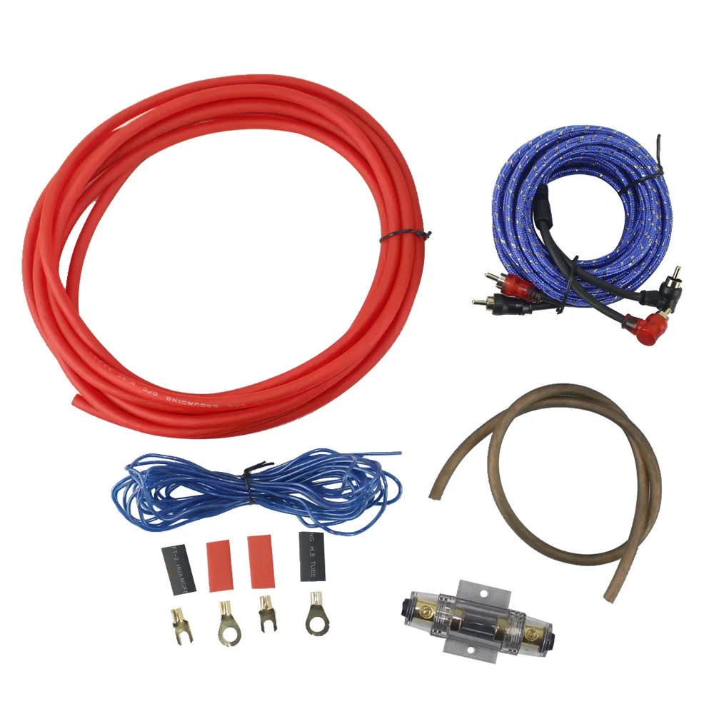 Factory 2500W 6GA Car Audio Wire Power Cable AMP or Subwoofer installation Kit