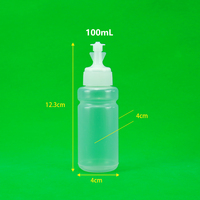 100ML Plastique Squeeze Bouteille Bouchon à Vis pour Cuisine Cuisson Salade Gâteau Sauce Vinaigre Gelée Cookie Distribution Accessoires