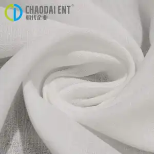 Eco-woven 50D+50D Compound Filament Dyeing RPET 100 Recycled Polyester Sheer Fabric For Garment