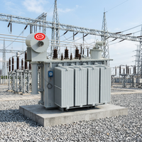 Transformateur immergé dans l'huile triphasé haute tension 2000 KVA 3000 KVA 3500 KVA 5000 KVA 35 kV 33 kV, bobine en cuivre 480 V, 50/60 Hz, IEC60076