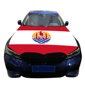 ราคาไม่แพง ธงคลุมรถแห่งชาติ ธงคลุมเครื่องยนต์รถโพลินีเซียฝรั่งเศส ธงโรงงานขายตรงผ้าโพลีเอสเตอร์ - Product Image 5