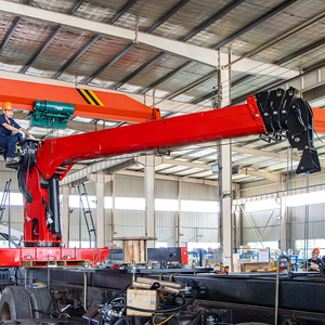 Grue montée sur camion BOB-LIFT de petite taille, 3 à 8 tonnes, pour le levage d'équipements industriels, flèche télescopique hydraulique, 8000 kg, rotation à 360° - Product Image 1