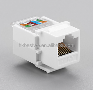 Modules réseau vocaux Keystone Jacks CAT5E/CAT6 à raccordement sans outil, fournis directement par l'usine - Product Image 6