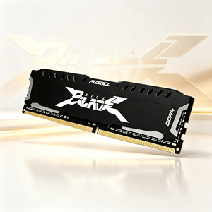 PUSKILL หน่วยความจำ DDR4 โมดูลหน่วยความจำ RAM สำหรับเดสก์ท็อปสีดำฮีทซิงค์ประสิทธิภาพการเล่นเกม 8GB 16GB 2666MHz 3200MHz - Product Image 3