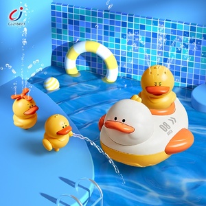 Jouets <span class=keywords><strong>de</strong></span> <span class=keywords><strong>bain</strong></span> pour bébé Chengji, canards nageurs, canard électrique jaune vif pour le <span class=keywords><strong>bain</strong></span> avec douchette - Product Image 2