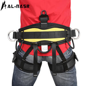 Al-Nasr Half Body Harness Stainless Steel D-<b>Ring</b> <b>Adjustable</b> Quick Connect One <b>Size</b> Fall Protection Climbing Outdoor Safety Belt - Product Image 2