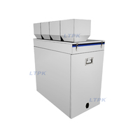 Machine de dosage de remplissage de granulés de poudre sèche intelligente à 4 balances de pesée 2-200g pour herbes, thé, haricots, noix, riz, grain
