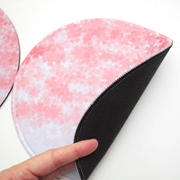 Tigerwings prix d'usine vente en gros petit tapis de souris rond personnalisé impression par transfert de chaleur impression numérique PVC/EVA/tapis en caoutchouc