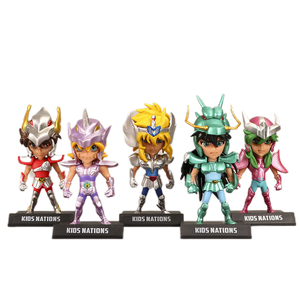 2รูปแบบ5ชิ้น/เซ็ตรูปปั้นรูปปั้นรูปปั้นทอง Saint <span class=keywords><strong>Seiya</strong></span> 2รูปแบบตุ๊กตาของเล่นอะนิเมะสำหรับเด็กรูปปั้น gachapon กล่องไข่ - Product Image 1