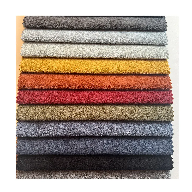 Mẫu miễn phí Cashmere sofa vải, Polyester Vật liệu lỏng lẻo, dệt kim Polyester Cashmere Sofa Gối vải