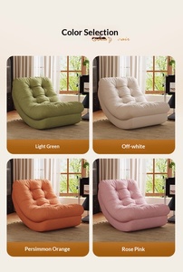 Sillón Reclinable, Silla Mecedora para Adultos, para Dormir, Balcón, Hogar, Nuevo 2025, Tapicería de Franela, Diseño Moderno y Sencillo, Sofá Individual para Descansar - Product Image 4