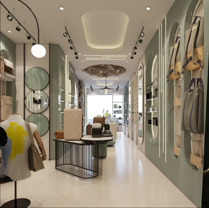 ชั้นวางโชว์สร้อยคอไม้หรูหราทันสมัยงานตามสั่งตู้โชว์เครื่องประดับแก้วหรูหราพร้อมไฟ LED - Product Image 2