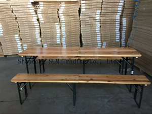 <span class=keywords><strong>Tavolo</strong></span> da birra pieghevole in legno per esterni, - Product Image 5