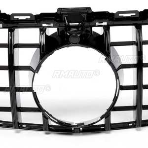 กระจังหน้ารถยนต์สไตล์ GTR GT R สีดำ/เงิน สำหรับ Mercedes Benz W205 C200 C250 C300 C350 ปี 2015-2018 รุ่น 2 ประตู/4 ประตู - Product Image 6