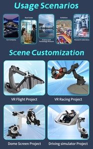 Bras robotique <span class=keywords><strong>VR</strong></span> HEROVR à 6 axes pour parcs d'aventure intérieurs/extérieurs - Construction métallique, modèle économique haute capacité - Product Image 4