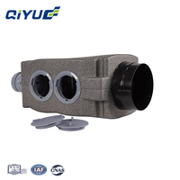 Kotak Distribusi Udara EPP Multi-channel Plenum Silencer Box Kotak Pembagi Volume Udara untuk Sistem Ventilasi Udara Segar HVAC Central