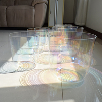 Ensemble de 7 bols chantants en cristal pour bain sonore Chakra 432Hz, instrument de guérison sonore pour le yoga, OEM Mutuel