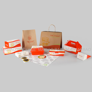 Tùy chỉnh nhà hàng các tông biryani takeout hộp biryani Bao bì hộp giấy trực tuyến thực phẩm giao hàng đưa ra container với xử lý - Product Image 6