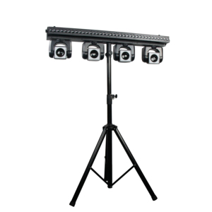 Đèn sân khấu di động Dj Lights T bar GigBar 4 chiếc 40W RGBW Moving Head + Đèn Ring + 36 Beam RGB LED di động có chân đế - Product Image 2