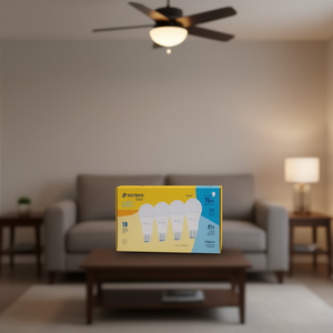 Bombillas LED Volteck A19, Paquete de 4, 14W, Luz Diurna, 5000K, Blanco Frío, Base E27, 1150LM, 81 CRI, CA/CC, para Uso Residencial, Garantía de 10 Años - Product Image 2